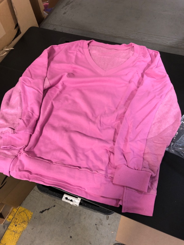 Photo 1 of AlvaQ Women's Pullover Sweater Pink Size XL