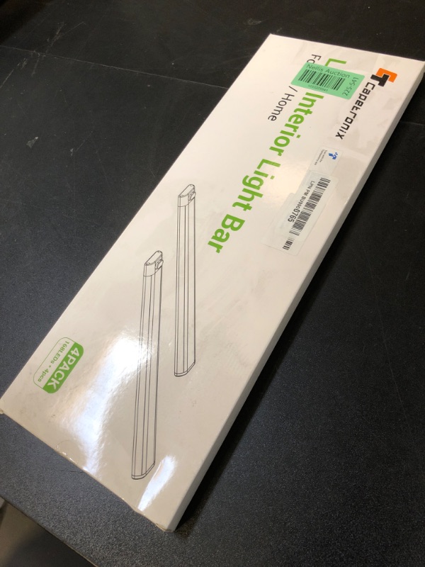 Photo 1 of CT CAPETRONIX 12v LED Interior Light Bar, 15.4IN 168LEDs 1700LM 10W, DC 12v Volt led Strip Lights with Switch, for Enclosed Cargo Trailer Car RV Van Truck Lorry Camper Boat Caravan Motorhome (4Pcs)