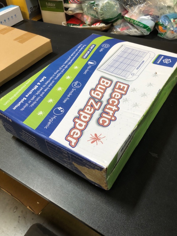 Photo 1 of Fly Trap Indoor Bug Zapper, 2800V Powerful Flying Insect Mosquito Killer w/ 20W Blue Light Attract, Plug-in Pest Control Machine for Moth, Fruit Fly, Fungus Gnat, Garage Bug Catcher