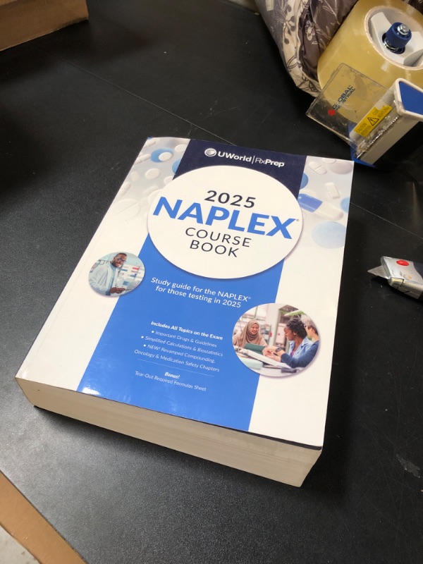 UWorld RxPrep's 2025 NAPLEX Course Book for Pharmacist Licensure Exam