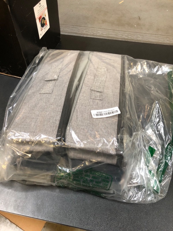 Photo 1 of 2-Pack Under Bed Storage Containers, 4.5 Inches Tall Low Profile Underbed Clothes Storage Organizer Bin with Sturdy Sidewalls/Bottom, Underbed Storage Bins 2 Storage Thin Bins