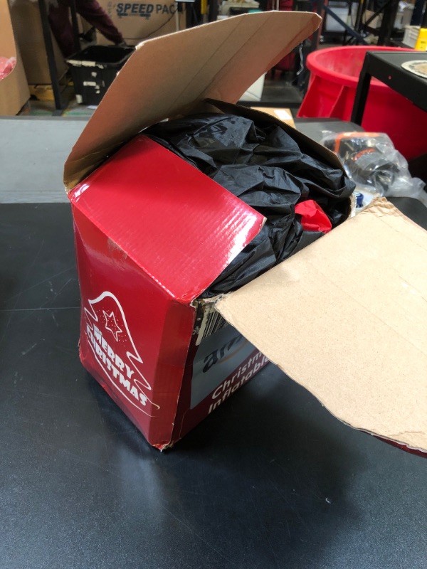 Photo 1 of 8 FT Tall Christmas Inflatables Santa Outdoor Decorations, Inflatable Santa Claus with Gift Bag Built-in LED Lights Blow Up Yard Decoration for Xmas Décor Holiday Party Indoor Lawn Patio