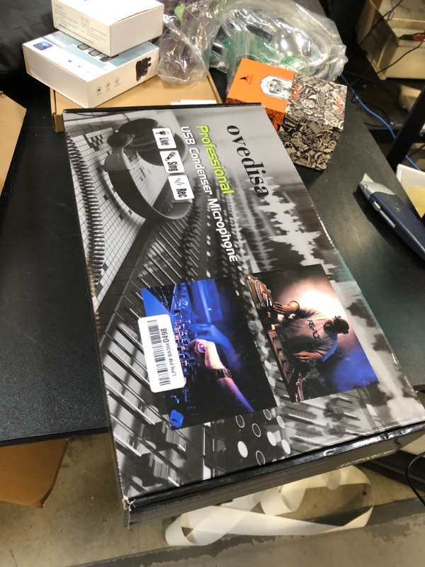 Photo 1 of Bwrethay USB Microphone,Professional Microphone 192kHz/24Bit Plug & Play PC Computer Condenser Cardioid Mic Kit with Adjustable Boom Arm Stand Shock Mount,for Podcast,Streaming,Studio Recording, Black