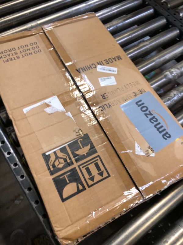 Photo 1 of AMUSIGHT Large Clear Acrylic Dry Erase Board, 24" X 16" Black Non-Magnetic Frameless Clear White Board for Wall, Erasable Acrylic Board for Wall, Home, Office, School, 2 Markers