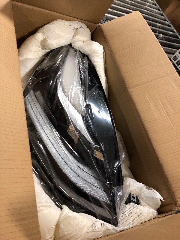 Photo 2 of Full LED Headlights Assembly, Compatible with 2021-2023 Tesla 3 Tesla Y Base Mayor Performance Long Range Standard Estandar, Replace 1514953 151495300C Right Passenger Side Front Head Lights Assembly
