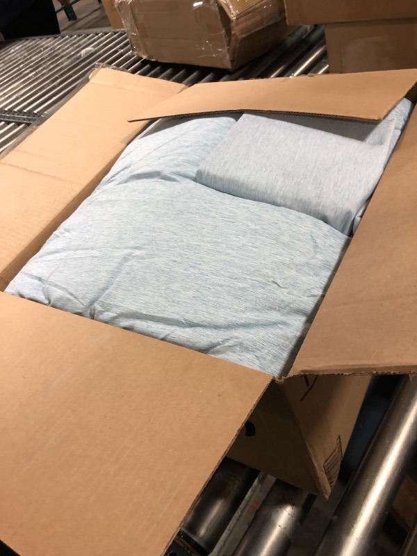 Photo 1 of Bedsure Full Comforter Set - Light Blue Full Size Comforter