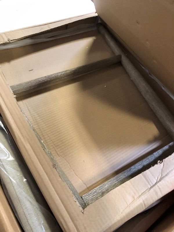 Photo 1 of Ball & Cast Upholstered Counter Height Bar Stools 24 inch Kitchen Wooden Stool Chairs Set of 2, Linen