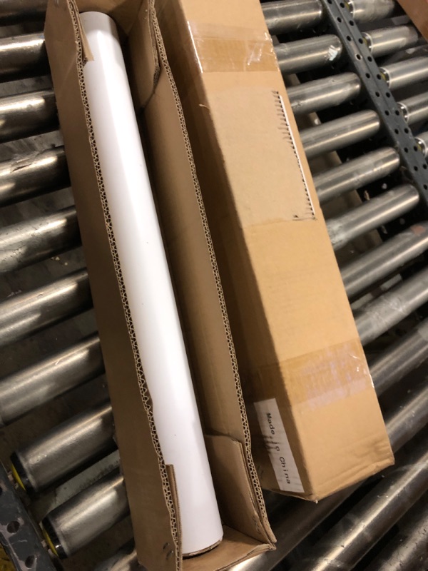 Photo 1 of AISIMEE Blank Magnetic Sheet Roll,24”x 25’Strong Magnet Sheets Flexible Roll,30Mil Thickness Magnetic Paper Non Adhesive,White Vinyl Front-Printable-Sign Sheet Safe for Vehicles DIY craft Projects