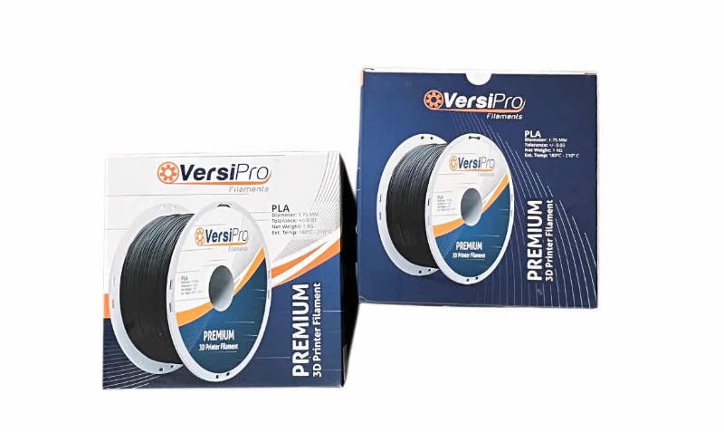 Photo 1 of NEW 2-PACK OF VERSIPRO FILAMENTS PREMIUM 3D PRINTER SILVER FILAMENT