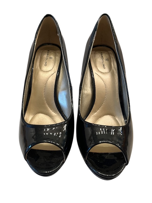 Photo 1 of BANDOLINO RAINAA BLACK HEELS WOMENS SIZE 8