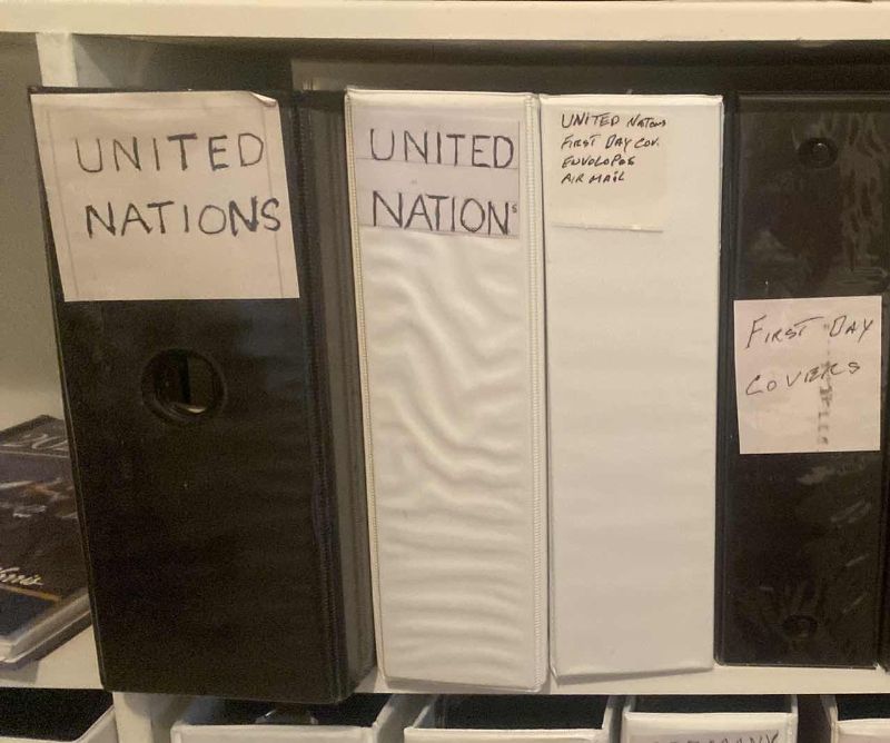 View 1 of UNITED NATIONS STAMP COLLECTIONS – THREE NOTEBOOKS