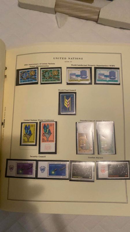View 2 of UNITED NATIONS STAMP COLLECTIONS – THREE NOTEBOOKS
