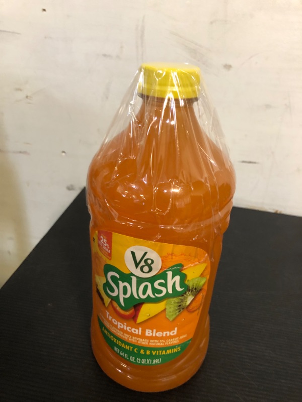 Photo 2 of V8 Splash Tropical Blend Flavored Juice Beverage, 64 fl oz Bottle