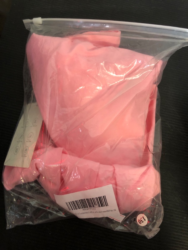 Photo 2 of Size 130--TWKIOUE Toddler Baby Girl Dress A-Line Flutter Sleeve Skater Casual Twirly Dresses 832 Pink 130