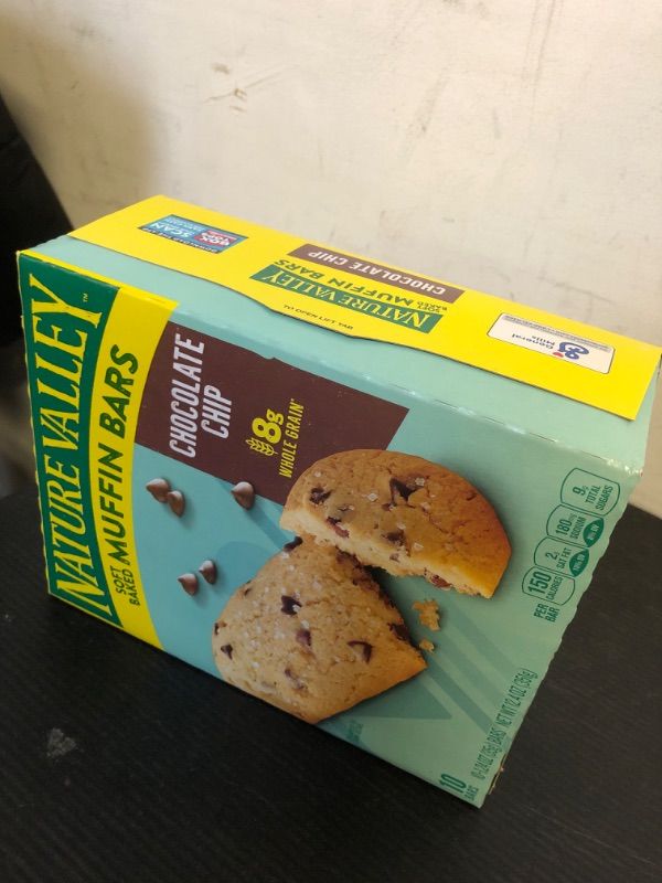 Photo 2 of exp date 03/2025--Nature Valley Soft-Baked Muffin Bars, Chocolate Chip, Snack Bars, 10 ct Chocolate Chip 10 Count (Pack of 1)