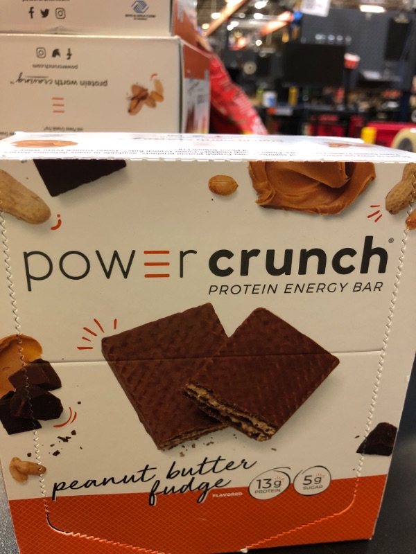 Photo 2 of BioNutritional Research Group Power Crunch Protein Energy Bar Peanut Butter Fudge 12 Bar(S)  06/19/2025