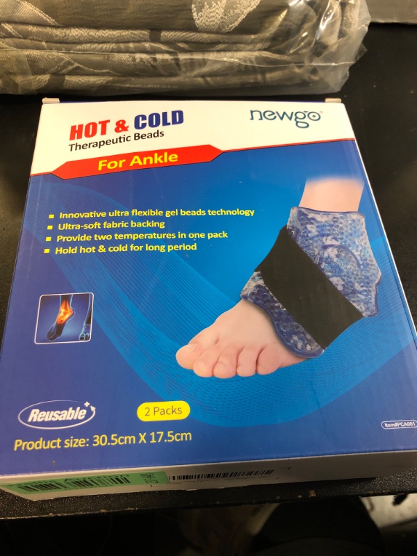 Photo 2 of NEWGO®Ankle Cold Pack Ice Wrap for Ankle Injuries 2 Pack Ankle Ice Pack for Swelling