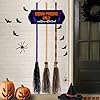 Photo 1 of Porch Halloween Decorations - Halloween Broom Parking Sign with 3 Wooden Witches Brooms Decor - Witches Decoration Sign for Home Indoor Outdoor Front Porch Wall Office
Brand: AlevaHive