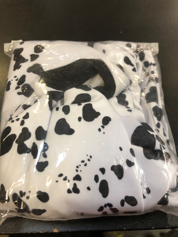 Photo 2 of Dalmatian Dog Hoodie for Small Medium Large Dogs Puppy Sweatshirts Pet Halloween Custume Clothes Dogs Hooded Outfits