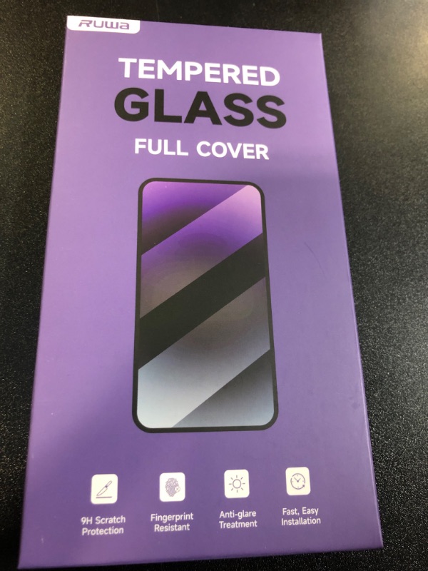 Photo 2 of Screen Protector for iPhone 15 Plus [6.7 Inch] [3-Pack] Tempered Glass Film with Easy Installation Frame