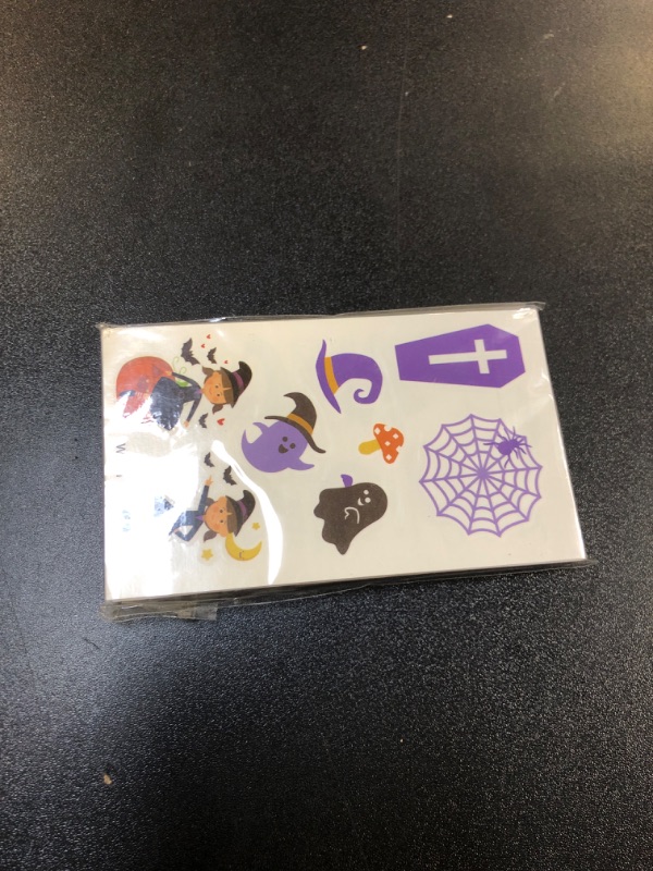 Photo 1 of 30 Sheets Halloween Tattoos for Kids, Kids Temporary Tattoos for Boys Girls, Halloween Party Supplies Favors Decorations Fake Tattoos Stickers Treats for kids