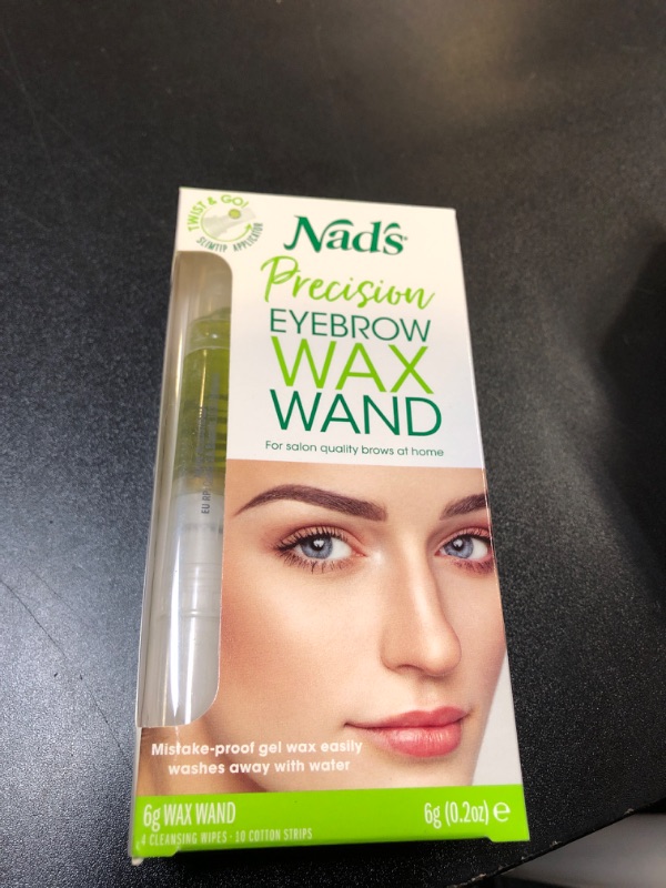 Photo 2 of Nad's Eyebrow Shaper Wax Kit Eyebrow Facial Hair Removal Delicate Areas Cotton Strips