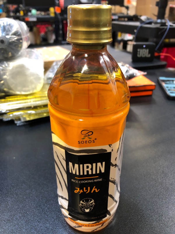 Photo 2 of Soeos Mirin, Japanese Cooking Wine, 16.9 fl oz (Pack of 1), Mirin Rice Wine, Authentic Natural Sugar Sweet Rice Cooking Wine for Cooking, Condiments, Seasoning Homemade Sauces, Japanese Seasoning