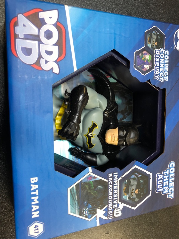 Photo 2 of WOW! PODS 4D DC Batman Toy - Unique Connectable & Collectable Batman DC Action Figures - Wall or Shelf Display Toy Figure, Batman Action Figure, Easter Basket Stuffers, Batman Gifts for Men, DC Toys