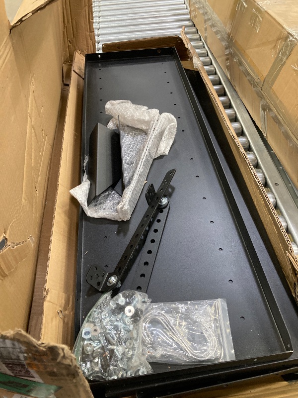 Photo 1 of MELIPRON Steel Cargo Van Shelving Storage System Fit for NV200, Transit Connect 2014+, Chevy City Express, Promaster City with S-shaped Hooks(42" W x 43" H x 13" D)