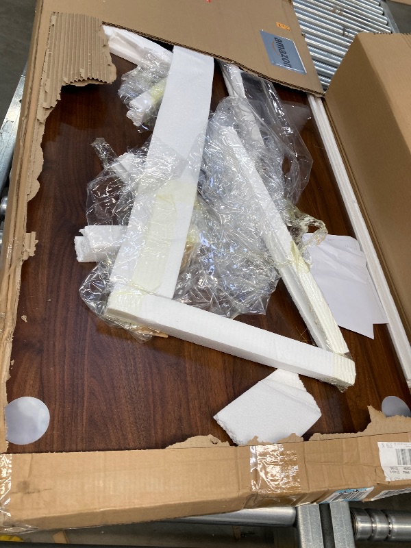 Photo 2 of Royxen Laundry Countertop Solid Wood, Countertop for All Front-Loaded Washing Machine and Dryer, Extra Room for Laundry Room (Walnut Color)