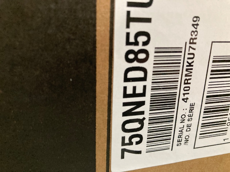 Photo 2 of LG 75-Inch Class QNED85T Series LED Smart TV 4K Processor Flat Screen with Magic Remote AI-Powered with Alexa Built-in (75QNED85TUA