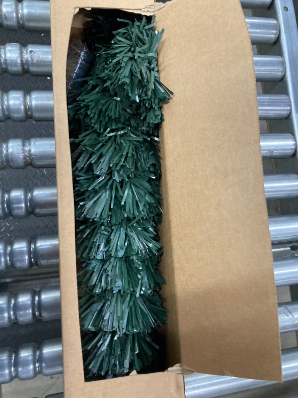 Photo 2 of 3ft Green Fiber Optic Christmas Tree,Pre-Lit Artificial Mini Christmas Tree, Tabletop Small Xmas Tree with Stars Holiday Home Decorations