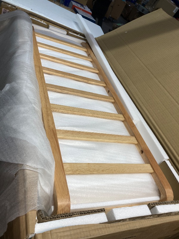 Photo 1 of ***(SELLING AS PARTS ONLY -MISSING PARTS BOX1 -PARTS ONLY***SOME SCUFFS/SCRATCHES, BOX RIPPED/TORN)*** 
Storkcraft Next Santos Twin-Over-Twin 5-in-1 Convertible Bunk Bed (White with Natural)