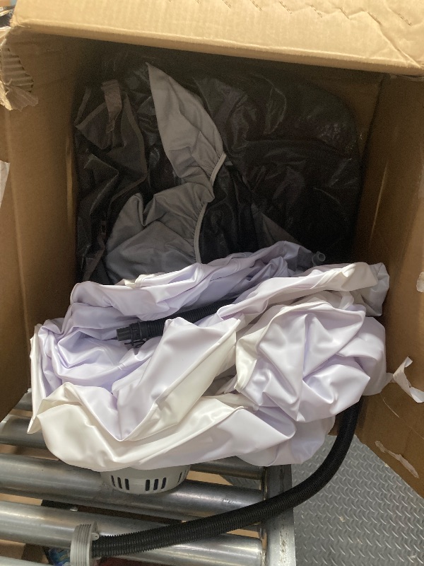 Photo 1 of ***ITEM IS USED****Inflatable Coleman 90455 SaluSpa Bahamas 71-Inch x 26-Inch 4 Person Outdoor Portable Hot Tub Spa with 120 Air Jets, Pump, 2 Filter Cartridges, and Tub Cover