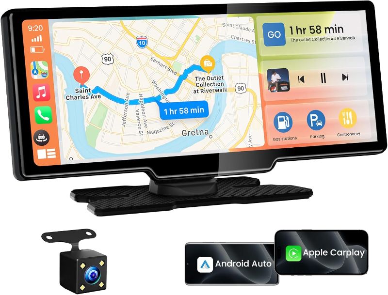 Photo 1 of [8 CORE 4G+64G] Car Radio for Toyota Prius 2010-2015 without large screen, with Wireless Carplay/Android Auto, 9 Inch Android 13 IPS Touch Screen Stereo, Bluetooth, GPS, WiFi, SWC, DSP + Backup Camera