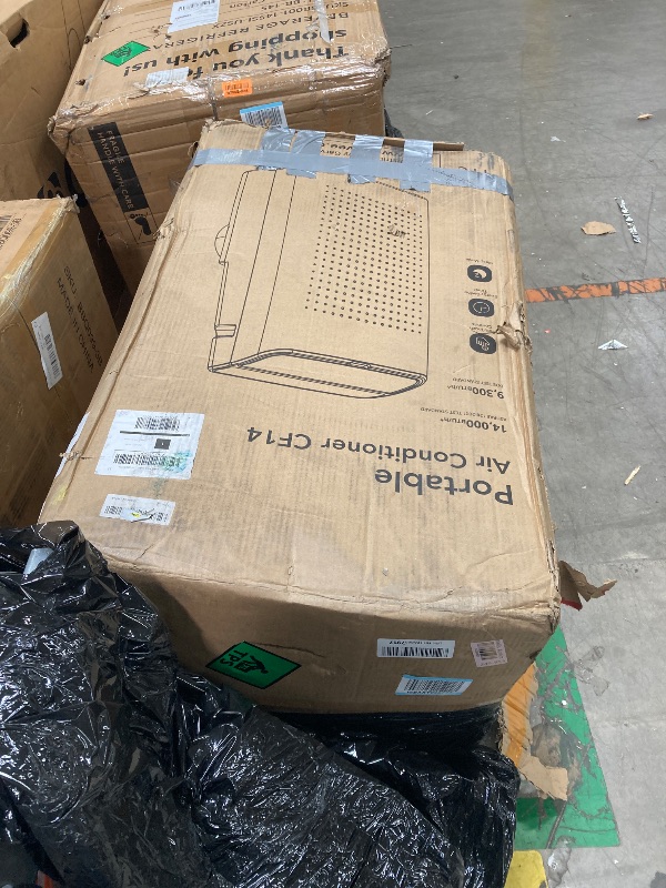Photo 1 of 14000 BTU Portable Air Conditioners Cools Up to 750 Sq.Ft, 3-IN-1 Free Standing Cooling AC Unit with Fan & Dehumidifier, Includes Remote Control & Window Kit, Smart/Sleep Mode, Auto Swing, 24H Timer