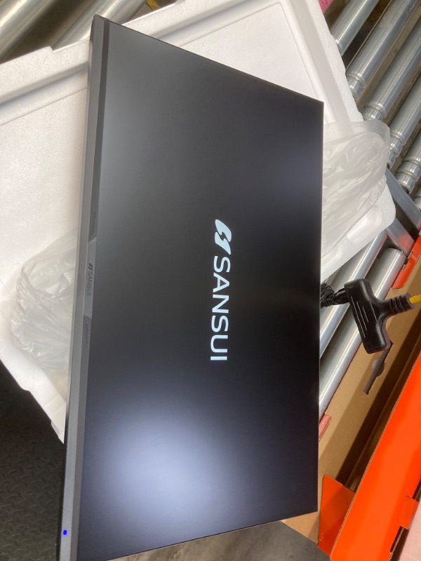 Photo 1 of SANSUI 27 inch WQHD 180Hz Gaming Monitor 1440P-AMD FreeSync 1ms DCI-P3 93% Fast IPS Computer Monitor,Height Adjustable Vertical/Horizontal Rotating, 2×DisplayPort/HDMI ?HDR?Low Motion Blur ?Speakers