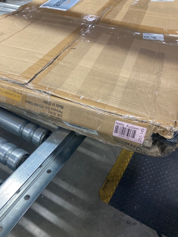 Photo 1 of VEVOR Rubber Threshold Ramp, 4" Rise Wheelchair Ramp Doorway, Recycled Rubber Power Curb Ramp Rated 33069 Lbs Load Capacity, Non-Slip Textured Surface Rubber Ramp for Wheelchair Car Scooter