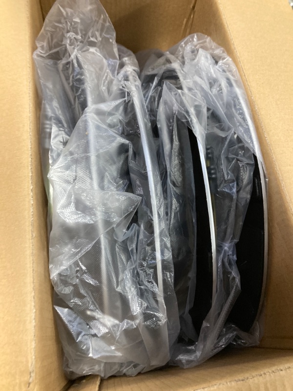 Photo 1 of Hubcap Wheel Cover Replacement R15 Hub Caps Universal Wheel Rim Cover ABS Material Exterior Accessories Snap On Car Truck SUV -Set of 4