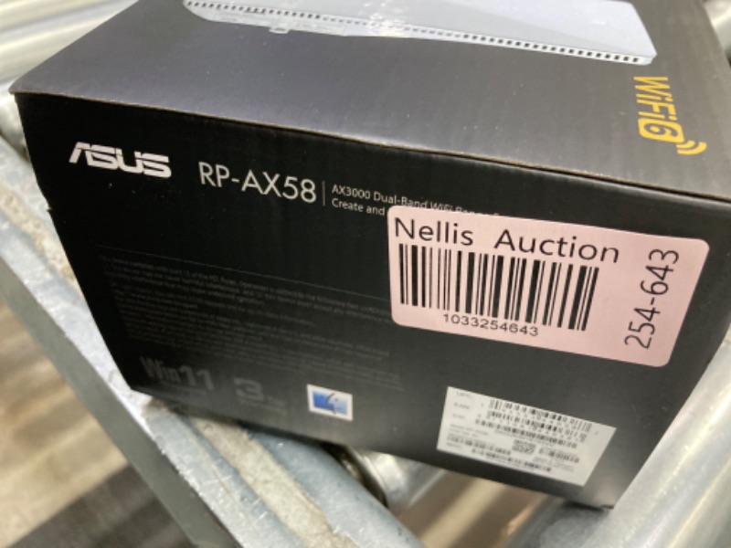 Photo 3 of ASUS RP-AX58 AX3000 Dual Band WiFi 6 (802.11ax) Range Extender, AiMesh Extender for seamless mesh WiFi; works with any WiFi router