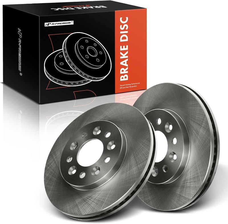 Photo 1 of A-Premium 11.54 inch (293mm) Front Vented Disc Brake Rotors Compatible with Select Ford and Mercury Models - Freestar, Monterey, 2004-2007, 3.9L, 4.2L, 2-PC Set