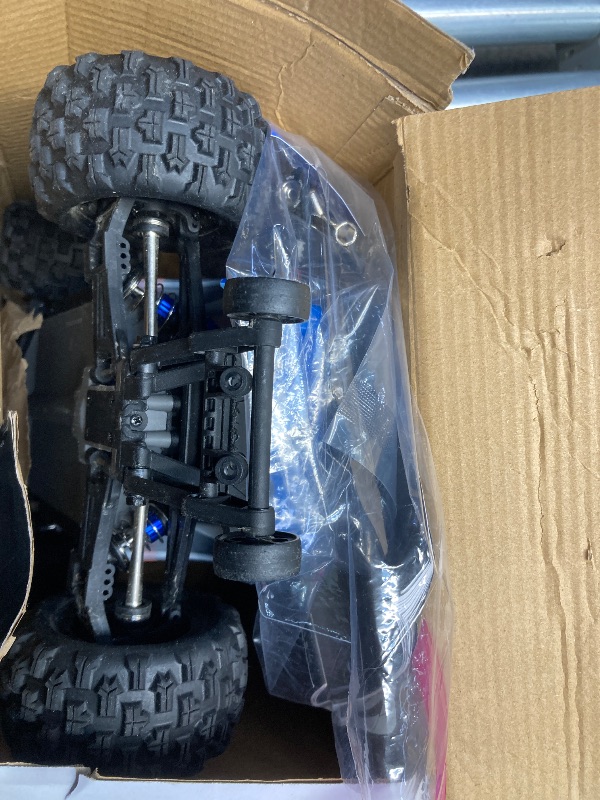 Photo 1 of HYPER GO H16DR 1:16 Scale Ready to Run Fast Remote Control Car, High Speed Jump RC Monster Truck, Off Road RC Cars, 4WD All Terrain RTR RC Truck with 2 LiPo Batteries for Boys and Adults