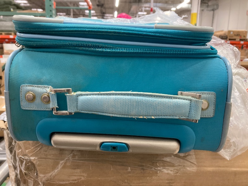 Photo 2 of ***USED/HAS STAINS***Blue suitcase 