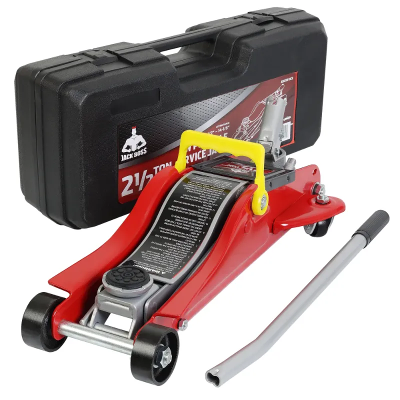 Photo 1 of ACK BOSS Floor Jack 2.5 Ton (5500 LBs) Hydraulic Low Profile Trolley Car Jack with Portable Storage Case