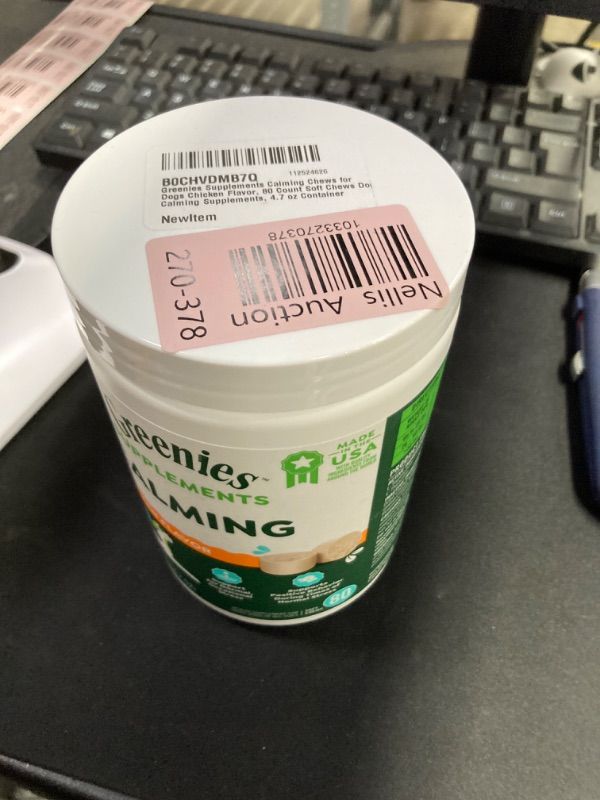 Photo 2 of Greenies Supplements Calming Chews for Dogs Chicken Flavor, 80 Count Soft Chews Dog Calming Supplements, 14.7 nov/06/2024