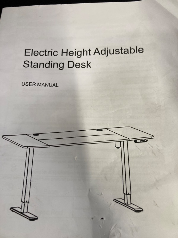 Photo 3 of Electric Standing Desk, Adjustable Height Stand up Home Office Desk Large