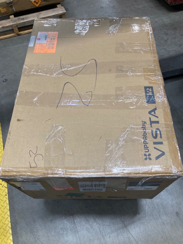 Photo 1 of UPPAbaby Vista V2 Stroller / Convertible Single-To-Double System / Bassinet, Toddler Seat, Bug Shield, Rain Shield, and Storage Bag Included / Noa (Navy/Carbon Frame/Saddle Leather)