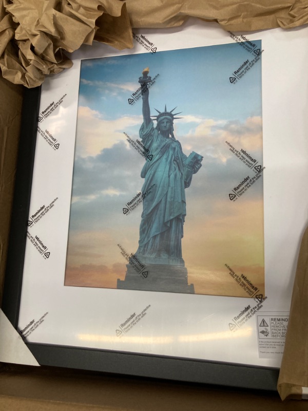 Photo 1 of 100% Solid Wood 8x10 Picture Frame, Black 