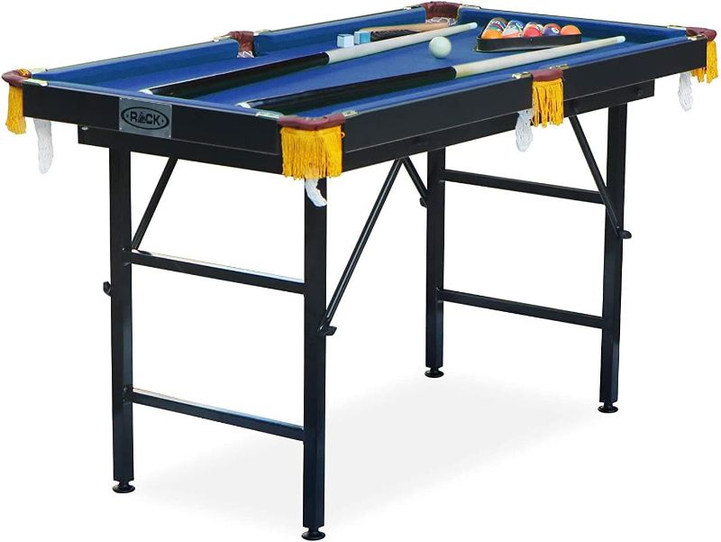 Photo 1 of ACK Leo 4-Foot Folding Pool Table - Portable & Beginner Friendly **need minor repair**