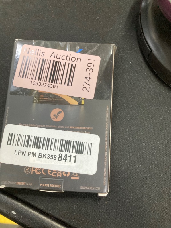 Photo 1 of SABRENT Rocket 1TB 2242 DRAM-Less M.2 PCIe Gen 4 NVMe SSD (SB-2142-1TB)